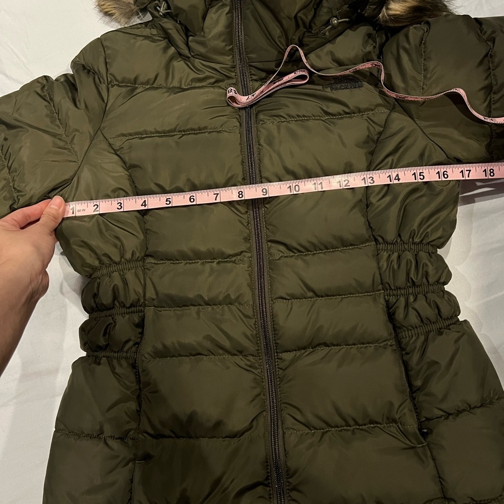 The North Face Women's Puffer down Jacket Olive green XS - Picture 9 of 11
